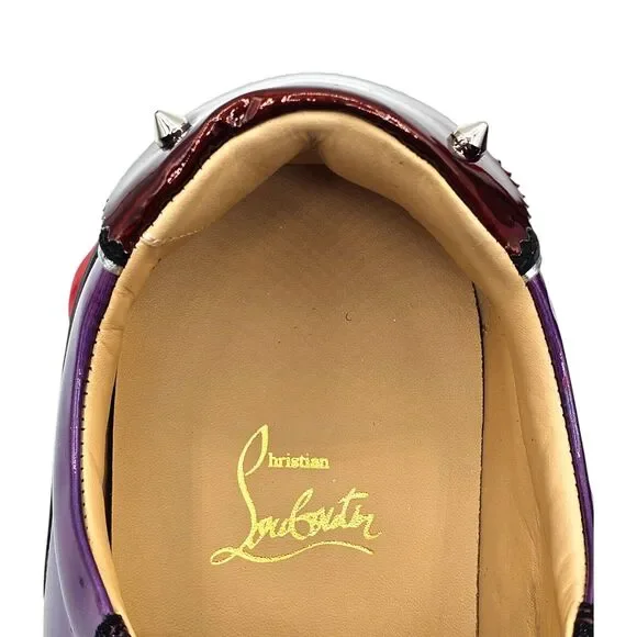 Christian Louboutin Loubishark Glitter Iridescent Sneakers - EU 42.5 / US 9.5
